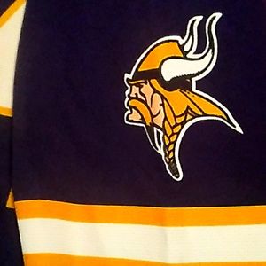 ⚠️🏈 Vintage Logo 7 Pro Line Minnesota Vikings Jersey Brad Johnson 1995